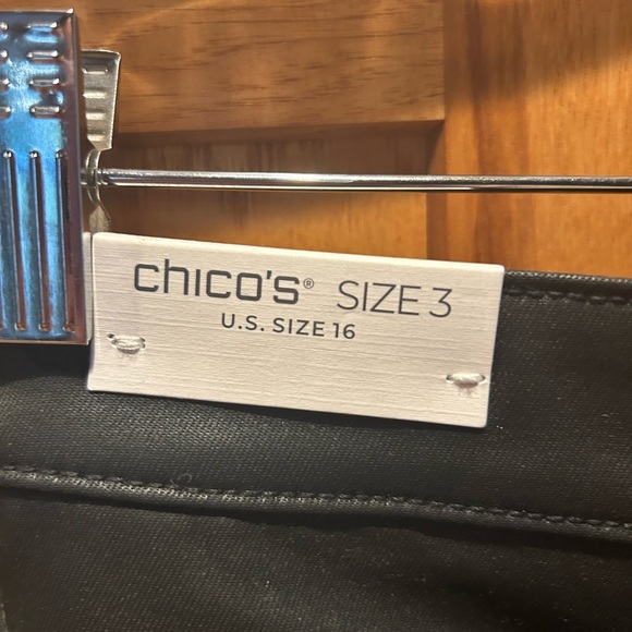 Chico's Elegant Black Womens Midi Skirt-NWT - Picture 1 of 3